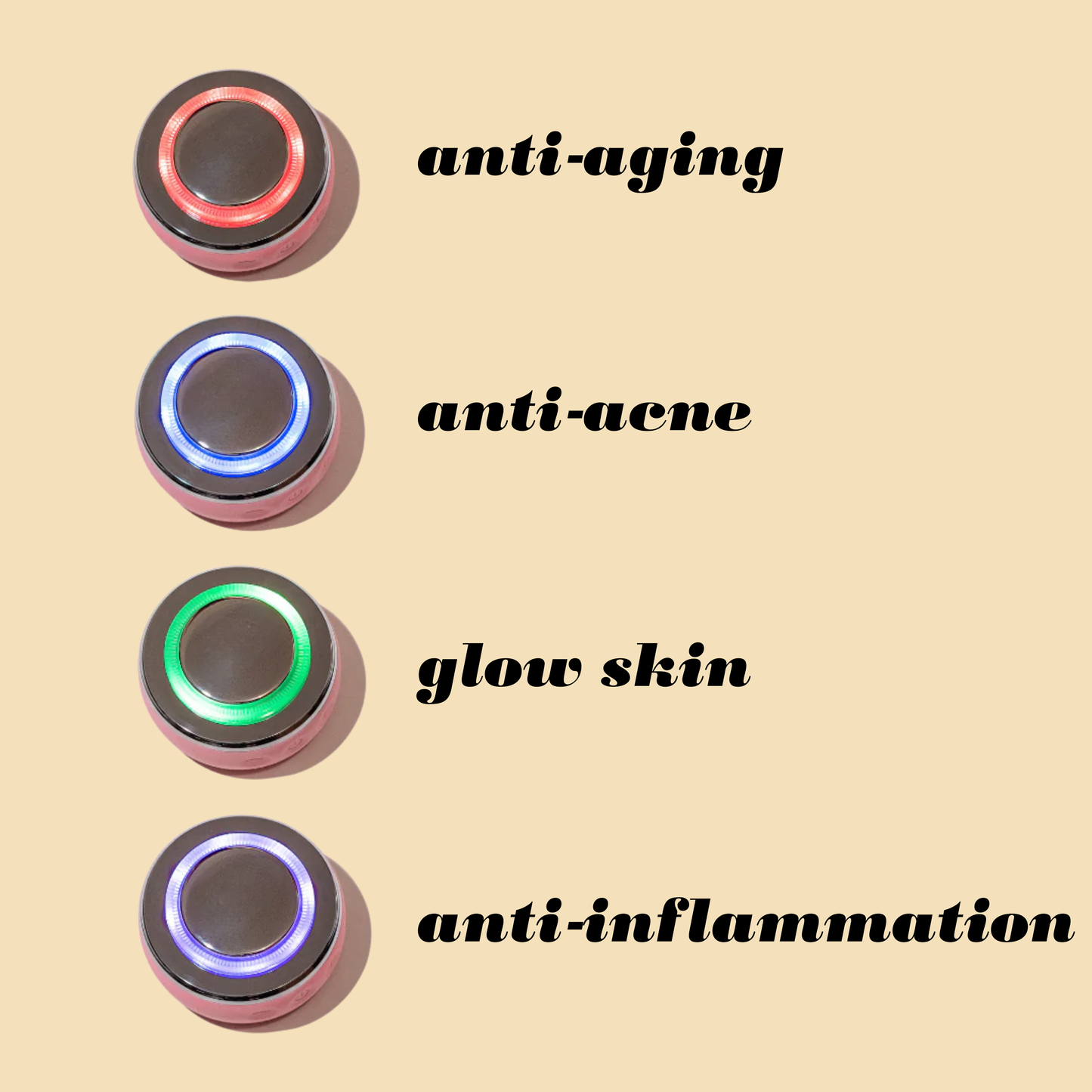 BlissGleam | Facial Cleansing Brush & LED Light therapy