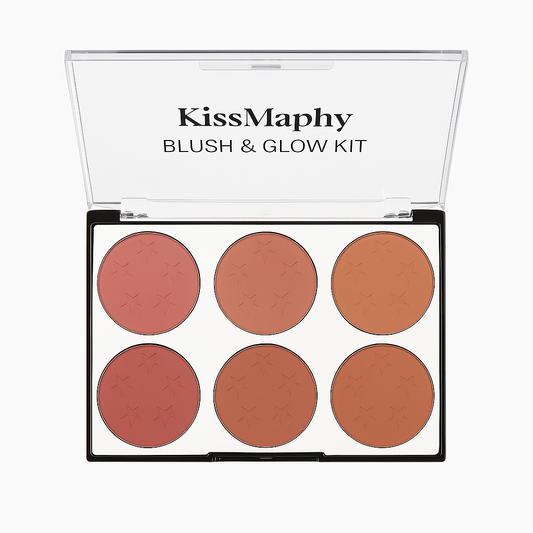 BlissCheeks | 6-color long-lasting blush palette