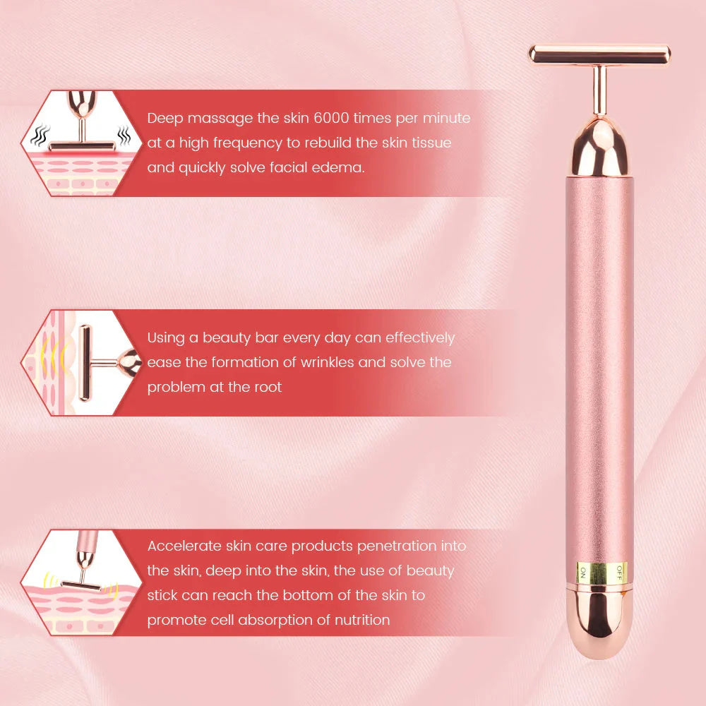 Vibrierender Facelift aus 24 Karat Gold