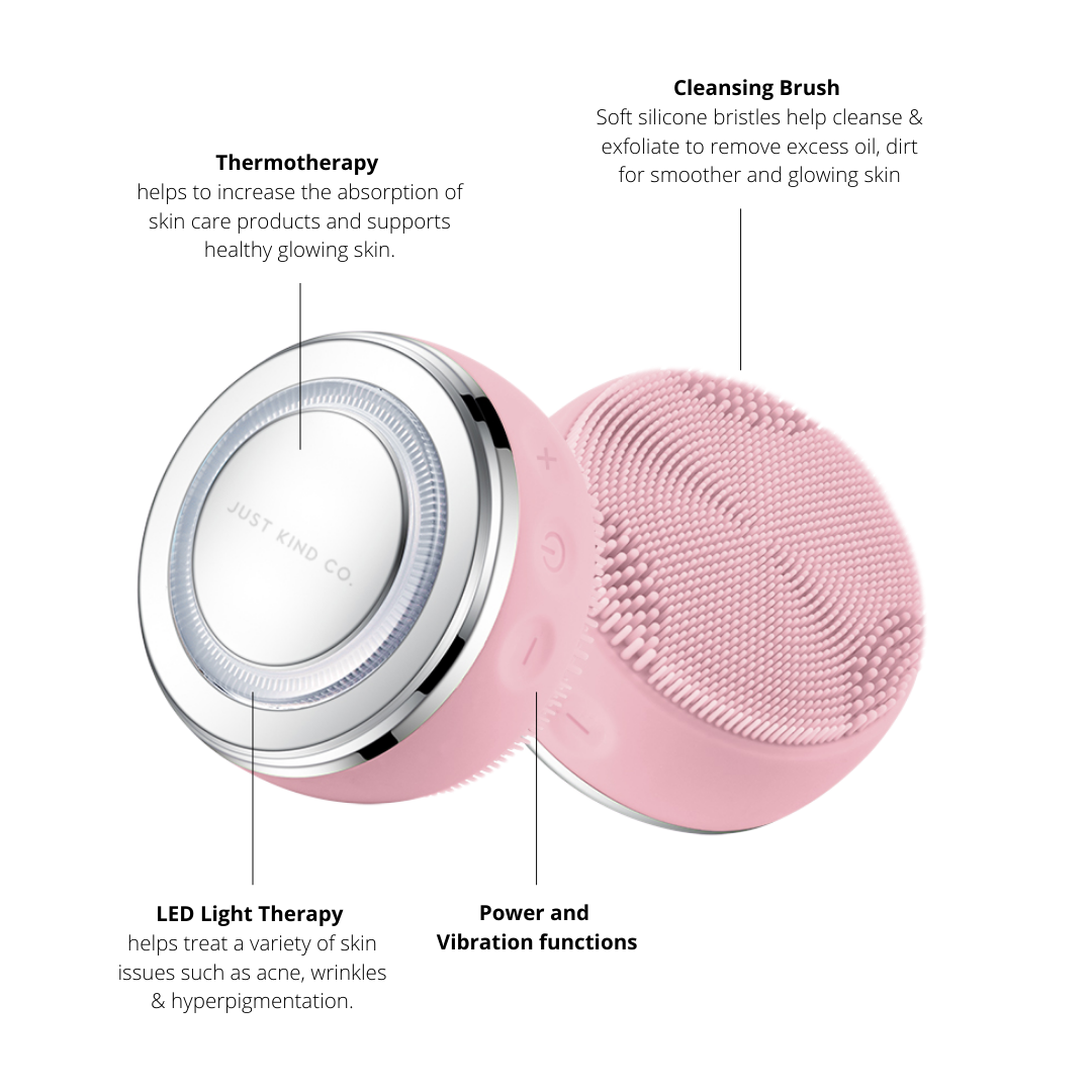 BlissGleam | Facial Cleansing Brush & LED Light therapy