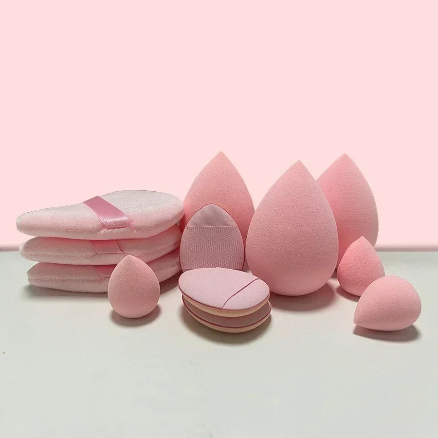 BlissCare Set | 12/15Pcs Set Makeup Puff Essential