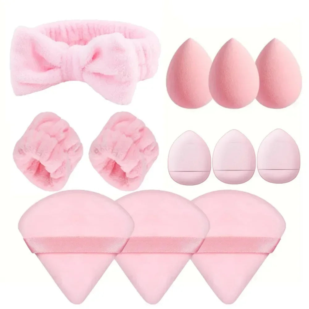 BlissCare Set | 12/15Pcs Set Makeup Puff Essential