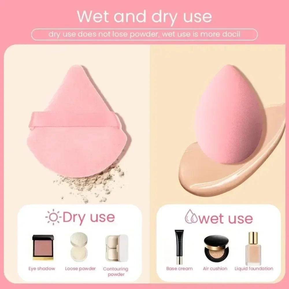 BlissCare Set | 12/15Pcs Set Makeup Puff Essential