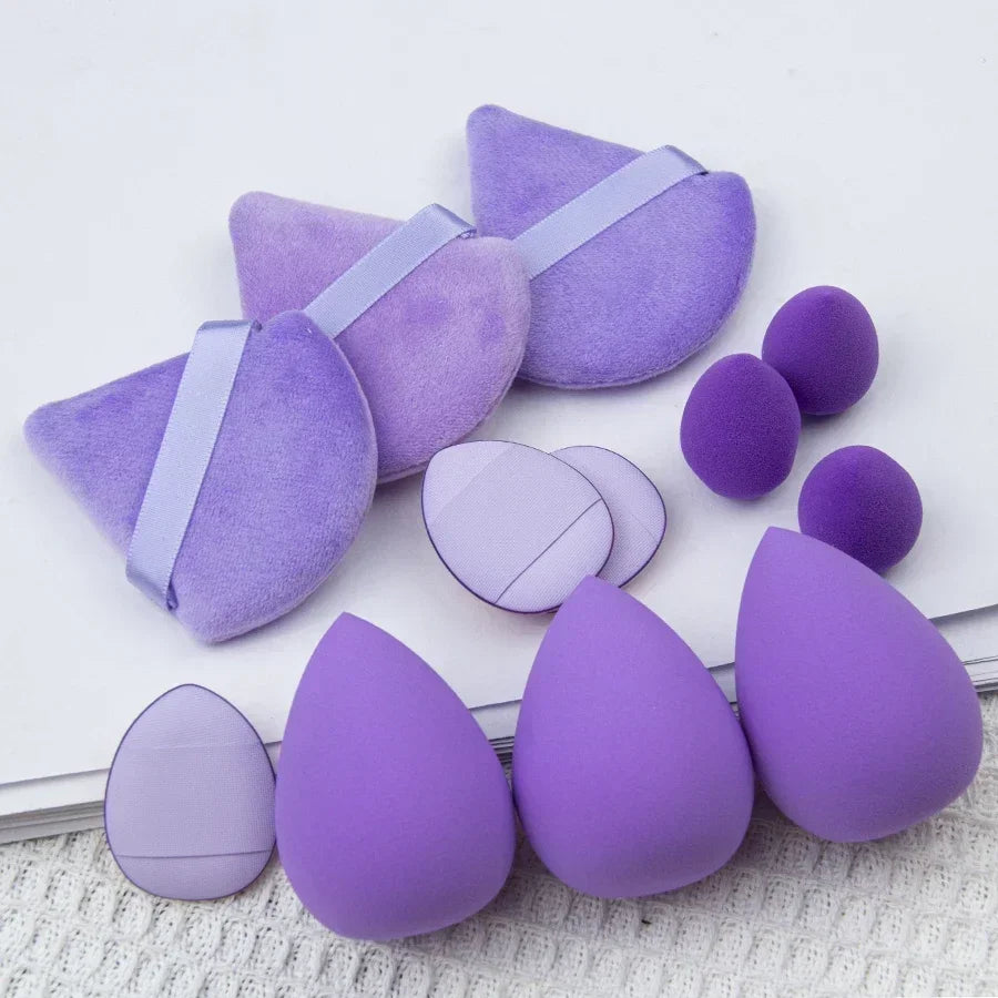 BlissCare Set | 12/15Pcs Set Makeup Puff Essential
