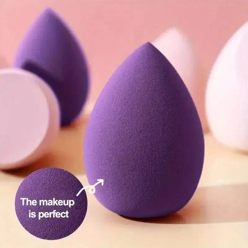 Lila Make-up-Puff-Kollektion